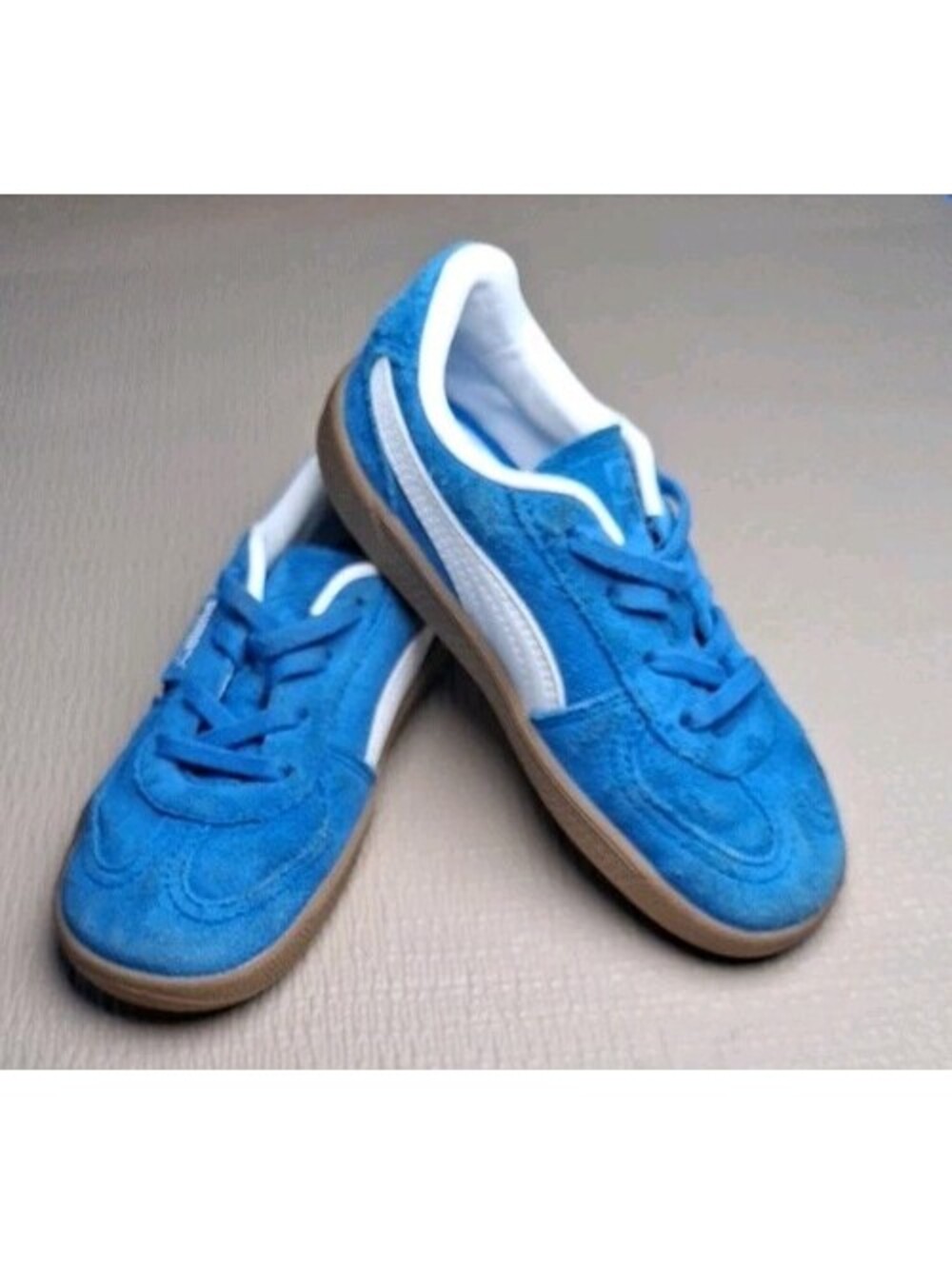 Puma Palermo Cobalt Glaze White & Blue Toddler Sz 10C